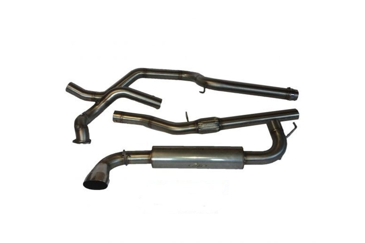 COMPLETE EXHAUST CENTRAL MANIFOLD AND TERMINAL FOR LANCIA DELTA INTEGRALE EVO 16V STEEL