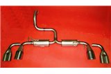 End pipe without silencer and 4 stainless steel terminals Aros Fiat 500 Abarth 595 1.4 Turbo Trofeo Edition (140HP) 2015 Type 31