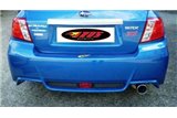 Complete exhaust line with single stainless steel exit Aros Subaru Impreza STI Sedan from 2010 to 2018