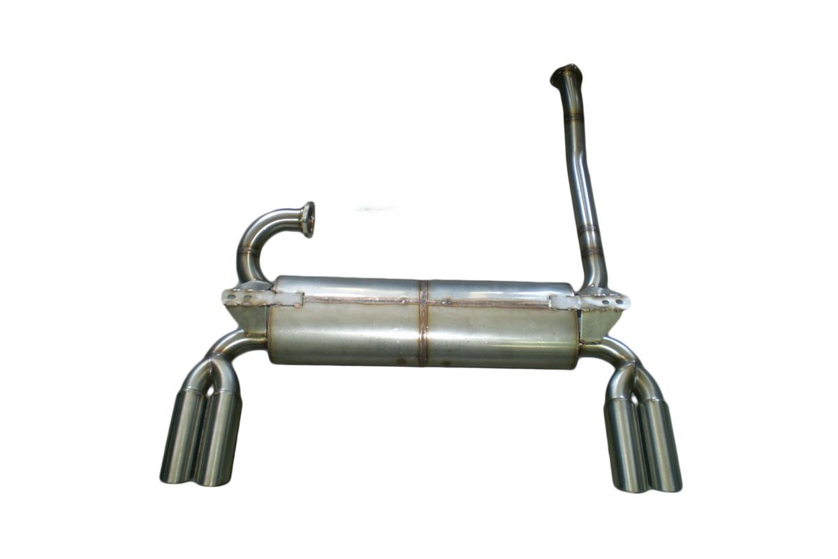 Exhaust muffler with Aros stainless steel silencer Ferrari 308 GTB 1st series from 1976 to 1989