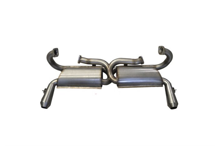 Aros stainless steel double exhaust muffler Lamborghini Miura P400S/SV from 1966 to 1973