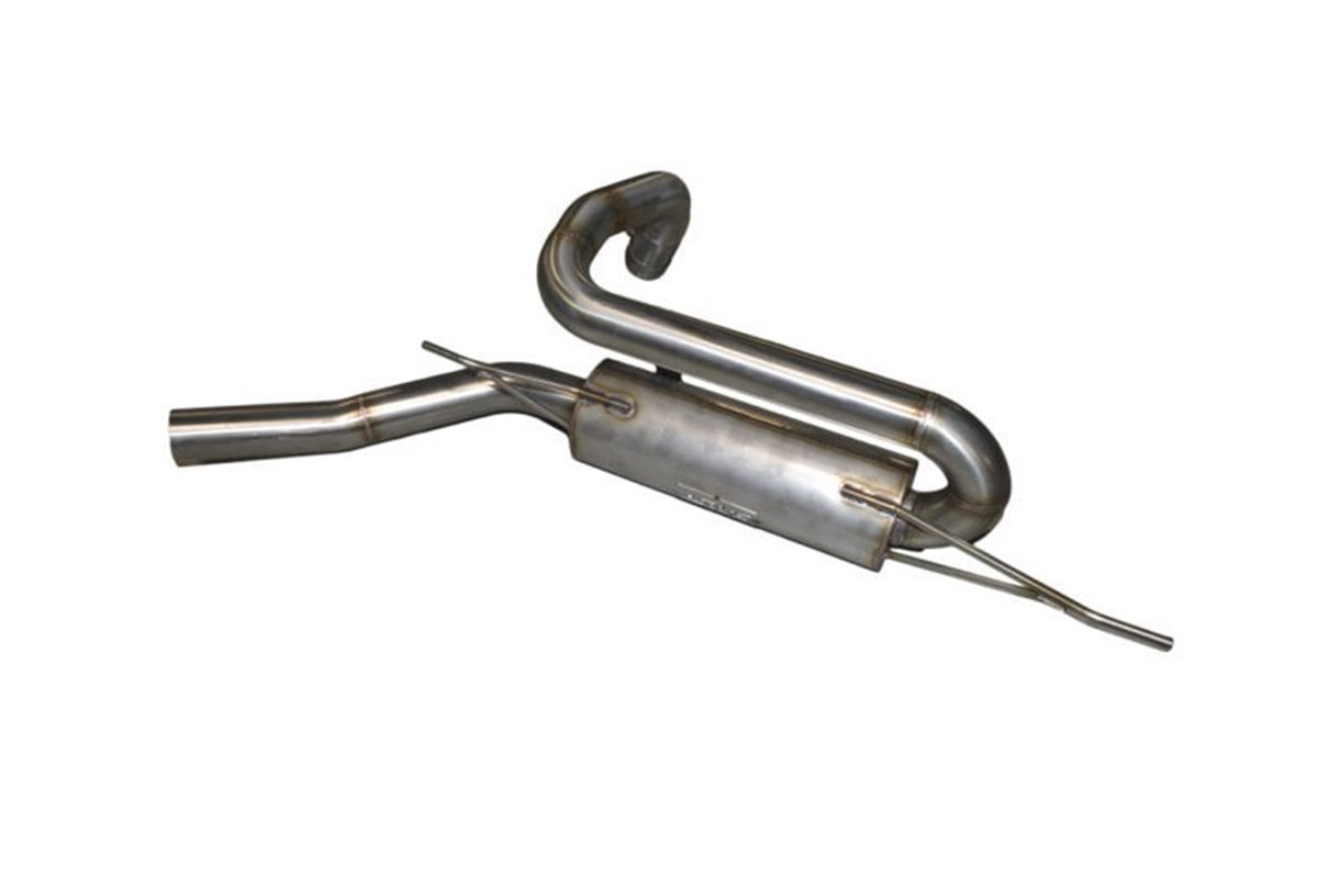 Exhaust muffler with Aros stainless steel silencer Volvo 480 Turbo 1700 from 1987 to 1995