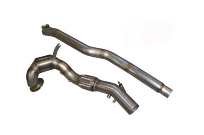 Downpipe senza catalizzatore D70 Aros Audi A3 S3 8Y Sportback/Sedan Quattro 2.0 TFSI (310 HP) NO OPF dal 2020 al 202