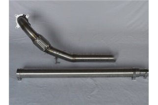 Downpipe sans catalyseur D76 inox Aros Audi TT MK2 Coupè/Roadster 2.0 TFSI (200/210 CV) de 2006 à 2014 Type 8J