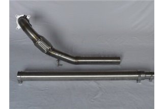 Downpipe decatalyst D70 stainless steel Aros Audi TT Quattro MK2 Coupè/Roadster 2.0 TFSI (200/211 HP) from 2006 to 2018 Type 8J