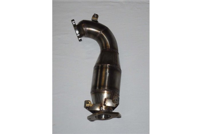 Downpipe con catalizzatore mod. corto acciaio inox Aros Fiat Grande Punto 1.4 T-jet (120 Hp)