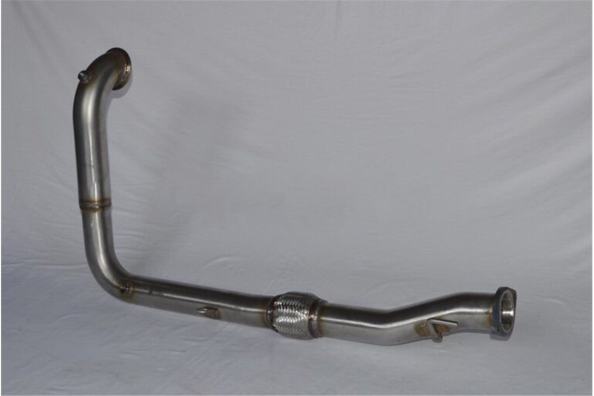 Downpipe without catalyst mod. long (V band flange) stainless steel Aros Fiat Grande Punto Evo 1.4i T Multihair