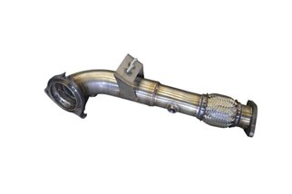 Decatalyzed stainless steel downpipe Aros Ford Fiesta ST MK6/MK7 1.6 (182/197 Hp) from 2013 to 2017