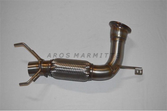 Downpipe decatalizzato D70mm acciaio inox Aros Mini Cooper S/JCW