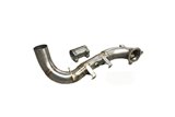 Entkatalysiertes Downpipe aus Aros-Edelstahl für Mercedes Klasse A 200 1.6T (156 PS) von 2012 bis 2018, Typ W176