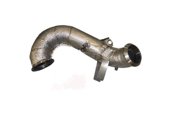 Aros stainless steel insulated de-catalyzed downpipe Mercedes Class A 45 AMG 2.0 (387 Hp) from 2019 to 2021 Type H247