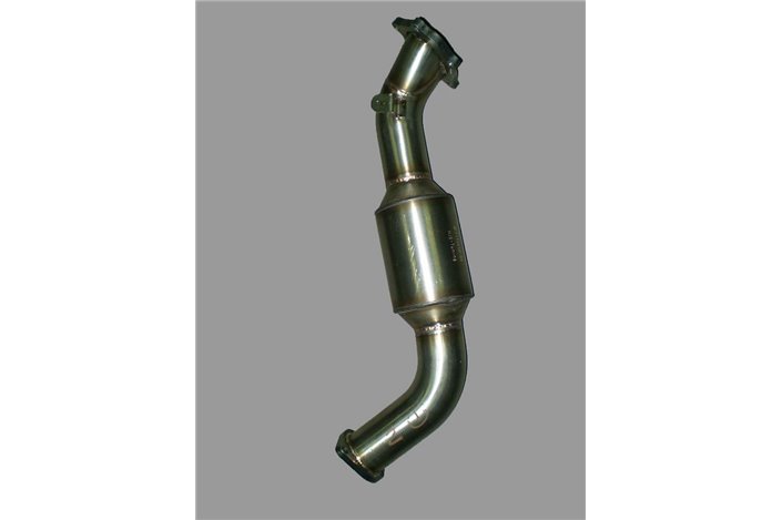 Downpipe with HJS stainless steel catalyst Aros Subaru Impreza WRX STI from 2002 to 2007 Type GD/GD