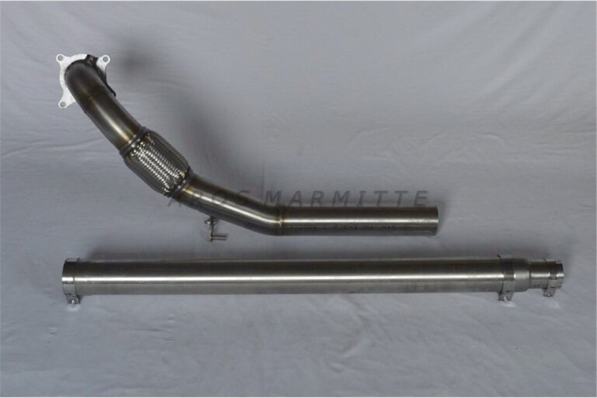 Downpipe decatalizzato acciaio inox Aros Volkswagen Golf 6 R2.0 (275 Hp) dal 2010 al 2012 Type 1K