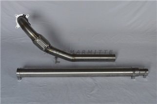 Decatalyzed stainless steel downpipe Aros Volkswagen Golf 6 R2.0 (275 Hp) from 2010 to 2012 Type 1K