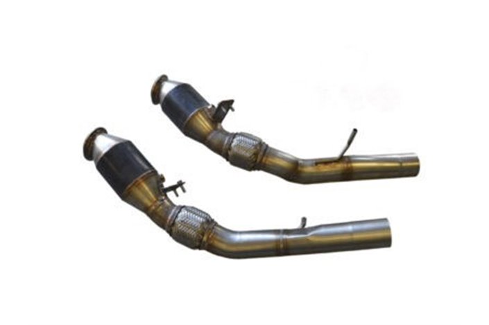 Downpipe pair with Aros stainless steel catalysts Alfa Romeo Stelvio Quadrifoglio 2.9 (510HP) Type 949 2020