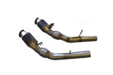 Paire de downpipe avec catalyseurs Aros en acier inoxydable Alfa Romeo Stelvio Quadrifoglio 2.9 (510HP) Type 949 2020