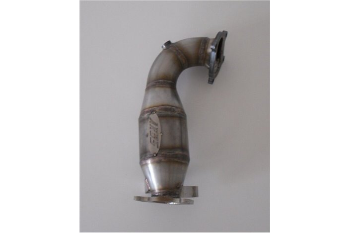 Downpipe con catalizzatore corto acciaio inox Aros Fiat 500 Abarth 1.4 Turbo (140 HP) dal 2015 al 2016 Type 312