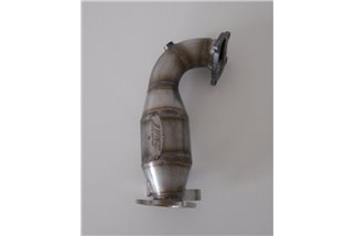 Downpipe con catalizzatore corto acciaio inox Aros Fiat 500 Abarth 1.4 Turbo (140 HP) dal 2015 al 2016 Type 312