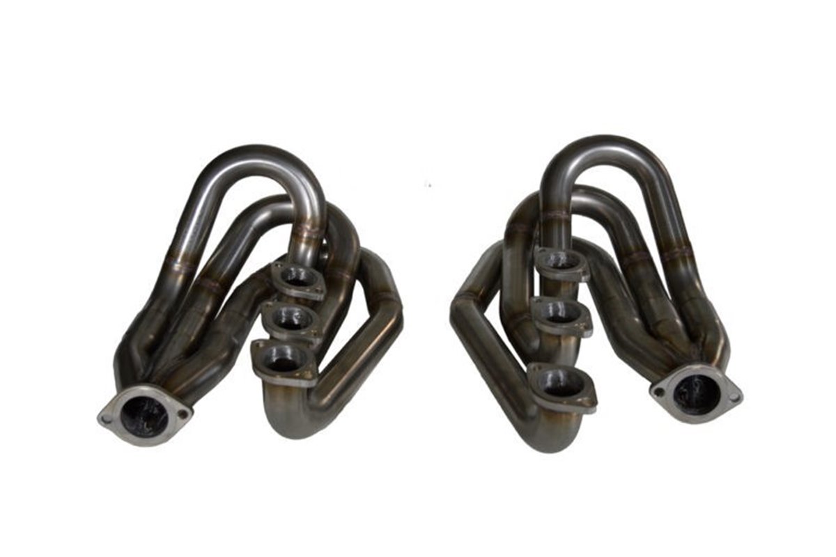 Pair of 3-1 manifolds with stainless steel flange connection Aros Porsche 911 Group 4 from 1966 to 1977