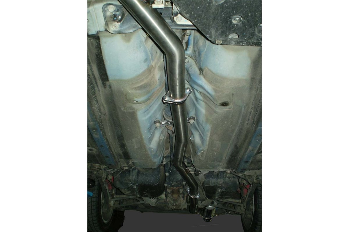 Central unit without silencer stainless steel Aros Subaru Impreza WRX STI from 2002 to 2007 Type GD/GD