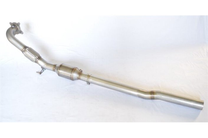 Catalyzed downpipe D70 stainless steel Aros Volkswagen Golf 6 GTI 2.0 (210/235 Hp) from 2009 to 2014 Type 1K