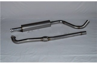 Central with stainless steel silencer Aros Fiat 500 Abarth 595 Pista Turbo (160 and 165 Hp) Type 312