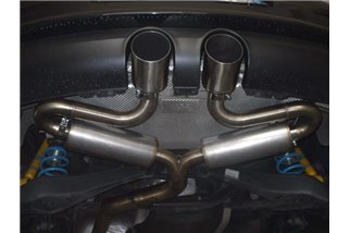 Central and final silencer with replica R32 D70 stainless steel Aros Volkswagen Golf 5 GTI 2.0 (200/230 Hp)