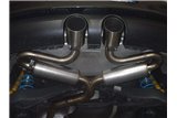 Central and final silencer with replica R32 D70 stainless steel Aros Volkswagen Golf 5 GTI 2.0 (200/230 Hp)