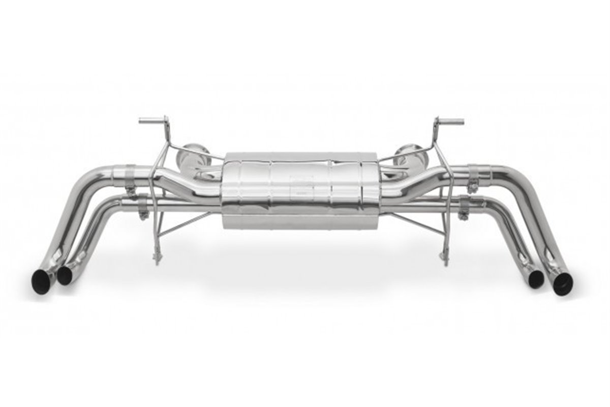 Terminal exhaust with valve +NOISE stainless steel Style pipes Audi R8 V8 1st Gen with Facelift from 2012 to 2015