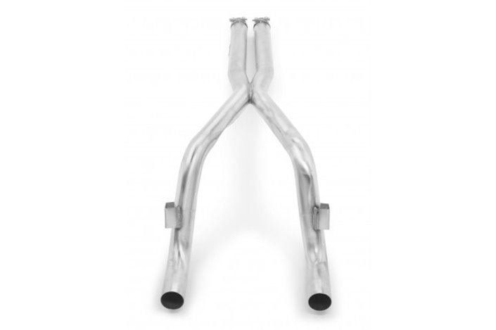 Stainless steel central terminal exhaust Tubi Style Ferrari 575M Maranello from 2002 to 2006