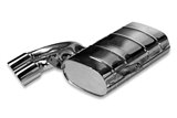 Rear left stainless steel exhaust pipe Tubi Style Ferrari F50 from 1995 to 1997