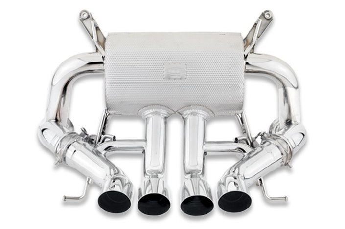 Terminal exhaust with stainless steel valves Tubi Style Lamborghini Aventador LP750-4 Superveloce from 2015 to 2017