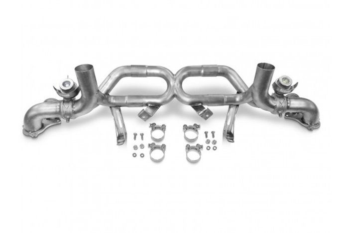 Stainless steel exhaust terminal Tubi Style Porsche 718 from 2020