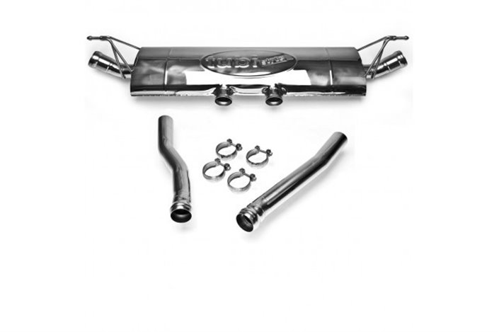 Stainless steel exhaust terminal Porsche Cayenne Turbo style pipes from 2007 to 2010