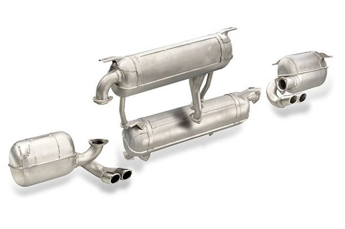 Left terminal exhaust no Switzerland OE 109310 iron Tubi Style Ferrari BB 512I from 1976 to 1981