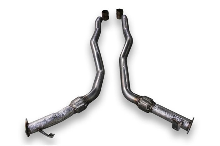 Front exhaust pipe kit with stainless steel GPF Style pipes Audi RS4 Avant and RS5 Sportback B9 from 2018 and RS5 Coupé B9 from 