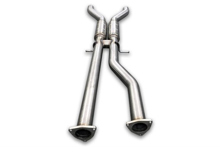 Stainless steel central exhaust pipe kit Bentley Continental GT and GTC V8 2nd Gen style pipes from 2012 to 2018