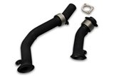 NO KAT stainless steel exhaust extension kit. Style pipes BMW M2 Competition M3 and M4