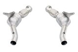 Racing decatalyst downpipe kit 200 cells stainless steel Ferrari style pipes 488 Pista and Pista Spider from 2018 to 2020