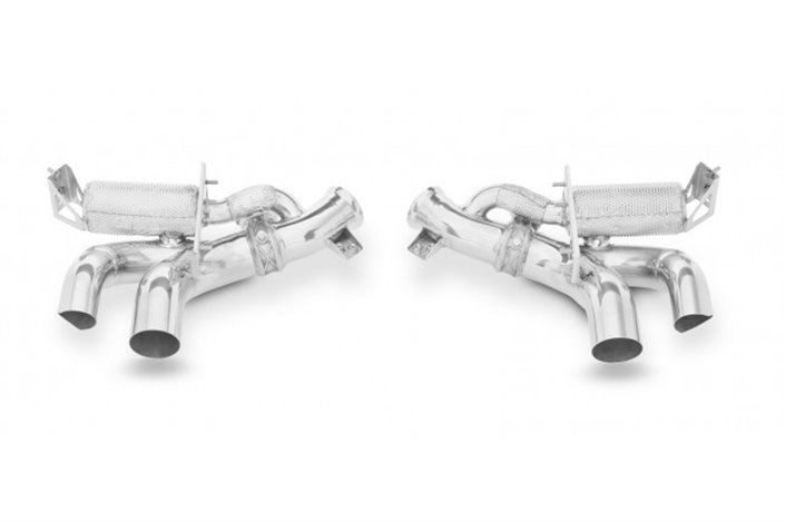 Terminal exhaust kit with stainless steel valves Tubi Style Ferrari 812 Superfast and GTS from 2017