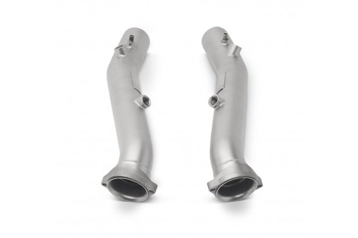 Downpipe decatalyst kit Stainless steel style pipes Ferrari 360 Challenge Stradale from 2003 to 2006