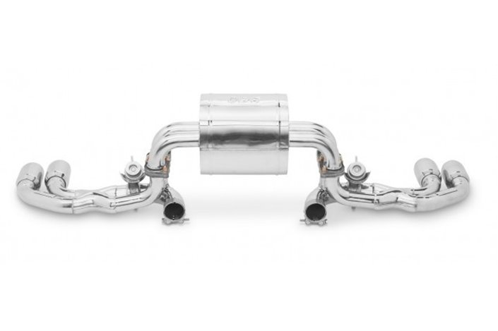 Terminal exhaust kit + NOISE with stainless steel valve Style pipes Ferrari 360 Challenge Stradale from 2003 to 2005