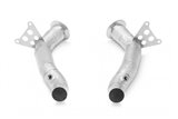 Stainless steel exhaust catalyst removal pipe kit Style pipes Ferrari 458 Italia and Spider from 2009 to 2015