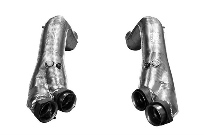 Stainless steel decatalyst downpipe kit Ferrari Enzo style pipes from 2002 to 2004