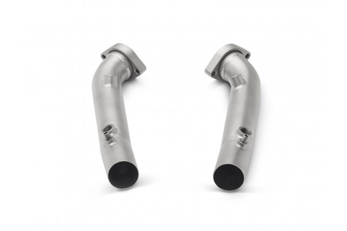 Downpipe decatalyst kit Stainless steel style pipes Ferrari F335 5.2 and 355 F1 from 1996 to 1999