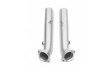 Stainless steel decatalyst downpipe kit Ferrari Mondial T style pipes from 1989 to 1993