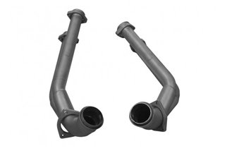 Stainless steel exhaust pre-catalysts Ferrari Testarossa style pipes from 1984 to 1991