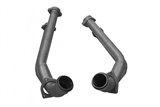 Stainless steel exhaust pre-catalysts Ferrari Testarossa style pipes from 1984 to 1991