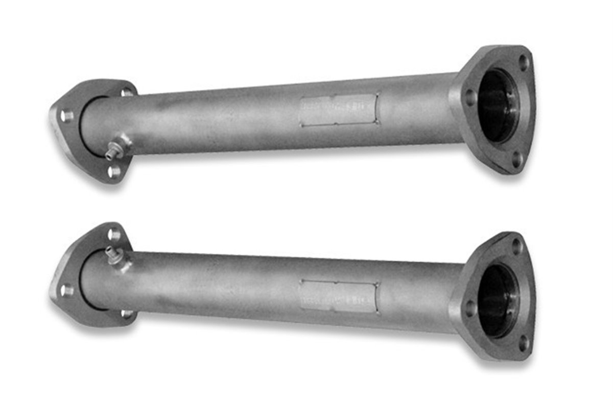 Stainless steel double decatalyst downpipe kit Style pipes Ferrari 308 GTBI and GTSI from 1980 to 1983