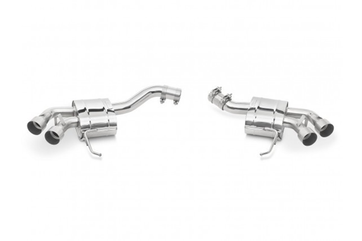 Stainless steel exhaust kit with Porsche Macan S style pipes from 2014 to 2016